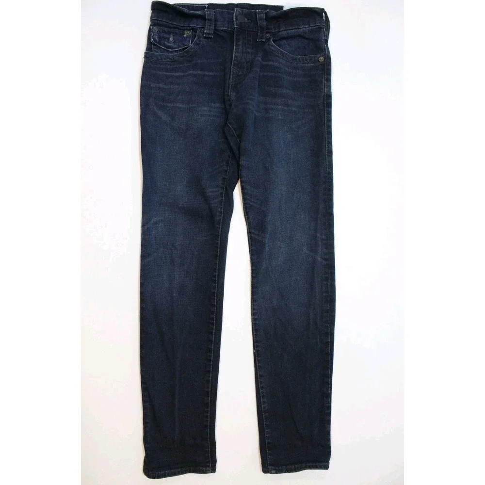 True Religion Geno Blue Jeans Size 30 x‎ 33 Mens Denim Relaxed Slim